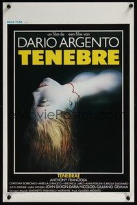 3j701 TENEBRE Belgian '82 Dario Argento giallo, wild artwork of corpse!