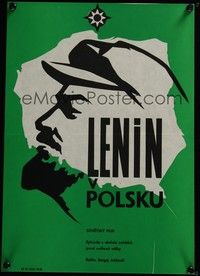 3j299 LENIN IN POLAND Czech 11x16 '66 Maksim Shtraukh, classic art of Russian revolutionary!
