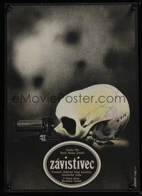 3j303 MAD DOG Czech 11x16 '80 Bronislaw Cieslak, creepy Vlach art of skull & lens!