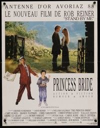 3j148 PRINCESS BRIDE French 15x21 '88 Rob Reiner fantasy classic as real as the feelings you feel!