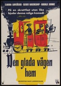 3j035 HELDENTUM NACH LADENSCHLUSS Swedish '57 Wolfgang Becker, Erik Ode, wacky artwork!