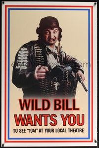 3k004 1941 teaser 1sh '79 Steven Spielberg, great image of John Belushi as Wild Bill!