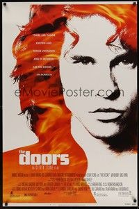 3k137 DOORS 1sh '90 cool image of Val Kilmer as Jim Morrison, directed by Oliver Stone!