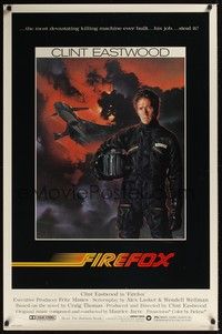 3k184 FIREFOX 1sh '82 cool C.D. de Mar art of killing machine, Clint Eastwood!