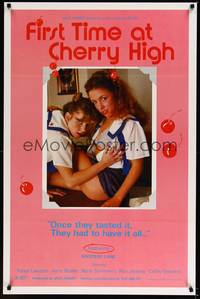 3k186 FIRST TIME AT CHERRY HIGH 1sh '84 school sex, Mystery Lane, Tanya Lawson, Ron Jeremy!
