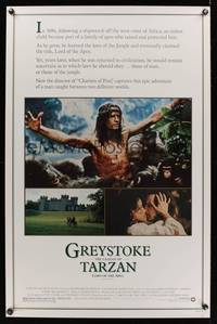 3k212 GREYSTOKE 1sh '83 great images of Christopher Lambert as Tarzan, Lord of the Apes!
