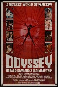 3k333 ODYSSEY 1sh '77 Gerard Damiano's ultimate trip, a bizarre world of sexploitation fantasy!