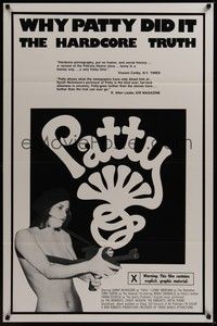 3k344 PATTY 1sh '76 X-rated mockumentary of the Patty Hearst kidnapping!
