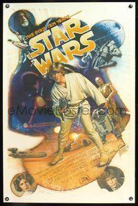 3k428 STAR WARS THE FIRST TEN YEARS Kilian signed 1sh '87 & numbered by Drew Struzan, 2454/3000!