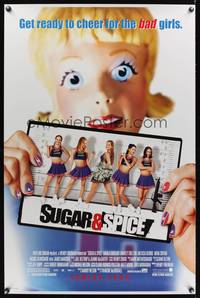 3k437 SUGAR & SPICE DS advance 1sh '01 bad girl cheerleader comedy, sexy image!