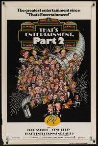 3k458 THAT'S ENTERTAINMENT PART 2 1sh '75 Fred Astaire, Gene Kelly & many MGM greats!