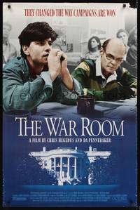 3k489 WAR ROOM int'l 1sh '93 Bill Clinton's campaign documentary, James Carville & Stephanopoulos!