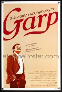 3k507 WORLD ACCORDING TO GARP 1sh '82 Robin Williams has a funny way of looking at life!