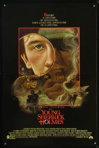 3k511 YOUNG SHERLOCK HOLMES 1sh '85 Steven Spielberg, Nicholas Rowe, Alan Cox