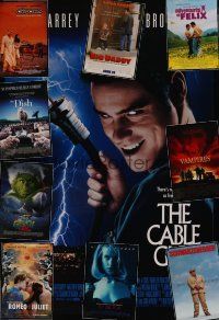 3m026 LOT OF 30 UNFOLDED DOUBLE-SIDED ONE-SHEETS lot '88 - '01 Cable Guy, Big Daddy, To Die For+more