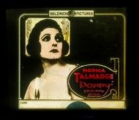 3m145 POPPY glass slide '17 orphan Norma Talmadge marries her guardian & gets pregnant by another!