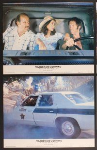 3p660 THUNDER & LIGHTNING 8 11x14 stills '77 David Carradine & Kate Jackson!
