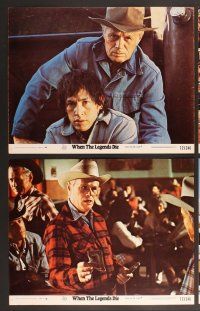 3p729 WHEN THE LEGENDS DIE 8 color 11x14 stills '72 Richard Widmark, first Frederic Forrest!