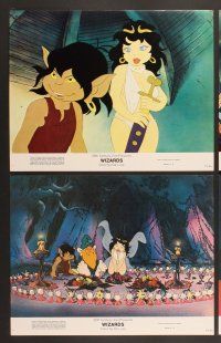 3p740 WIZARDS 8 color 11x14 stills '77 Ralph Bakshi directed animation, cool fantasy images!
