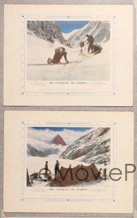 3p812 CONQUEST OF EVEREST 5 English LCs '53 Sir Edmund Hillary & Sherpa Tensig Norgay!