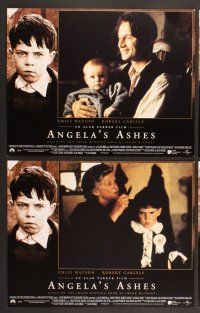3p062 ANGELA'S ASHES 8 LCs '99 Alan Parker, c/u of intense young Joe Breen as Frank McCourt!