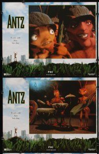 3p066 ANTZ 8 int'l LCs '98 Woody Allen, computer animated insects, every ant has his day!