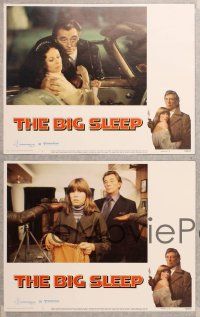 3p808 BIG SLEEP 5 LCs '78 border art of Robert Mitchum & sexy Candy Clark by Richard Amsel!