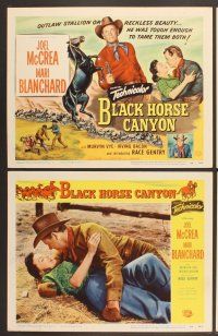 3p101 BLACK HORSE CANYON 8 LCs '54 Joel McCrea was tough enough to tame Mari Blanchard!