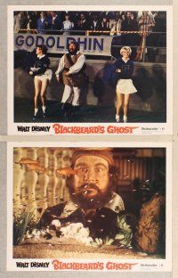 3p103 BLACKBEARD'S GHOST 8 LCs R76 Walt Disney, wacky invisible pirate Peter Ustinov!