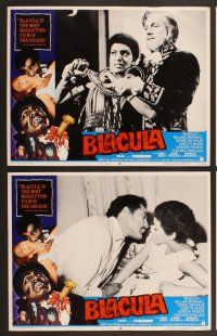 3p104 BLACULA 8 LCs '72 black vampire William Marshall is deadlier than Dracula, great images!