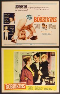 3p114 BOBBIKINS 8 LCs '59 Shirley Jones & diapered baby financial wizard!