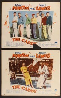3p132 CADDY 8 LCs '53 screwballs Dean Martin & Jerry Lewis golfing, plus Donna Reed!