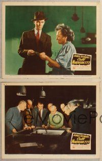 3p862 CALL NORTHSIDE 777 4 LCs '48 images of James Stewart, Richard Conte!