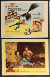3p135 CANYON CROSSROADS 8 LCs '55 man against helicopter for nature's top secret uranium!