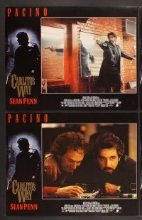 3p141 CARLITO'S WAY 8 LCs '93 Al Pacino, Sean Penn, Penelope Ann Miller, Brian De Palma!