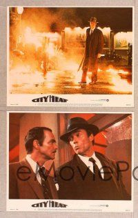 3p159 CITY HEAT 8 LCs '84 Clint Eastwood the cop & Burt Reynolds the detective!