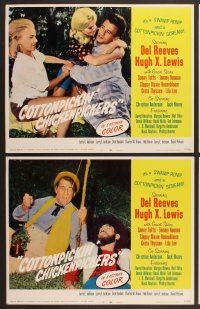 3p172 COTTONPICKIN' CHICKENPICKERS 8 LCs '67 Del Reeves & Hugh X. Lewis!