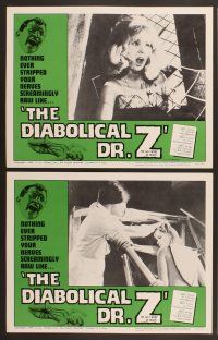 3p199 DIABOLICAL DR Z 8 LCs '66 director Jess Franco strips your nerves!