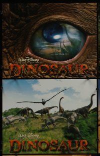 3p022 DINOSAUR 9 LCs '00 Disney, great images of prehistoric world!