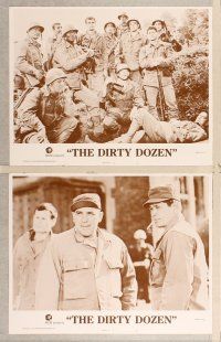 3p204 DIRTY DOZEN 8 int'l LCs R75 Charles Bronson, Jim Brown, Lee Marvin, George Kennedy!