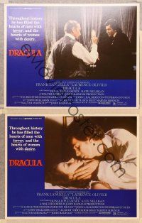 3p932 DRACULA 3 LCs '79 Bram Stoker, vampire Frank Langella!