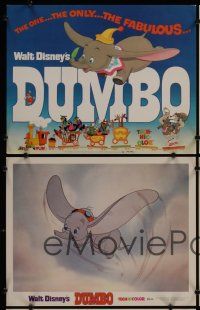 3p816 DUMBO 5 LCs R76 colorful art from Walt Disney circus elephant classic!