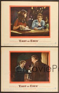 3p873 EAST OF EDEN 4 LCs '55 first James Dean, John Steinbeck, directed by Elia Kazan!