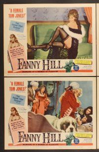 3p234 FANNY HILL 8 LCs '65 Russ Meyer, sexy Leticia Roman is the female Tom Jones!