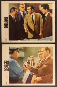 3p236 FBI CODE 98 8 LCs '63 Jack Kelly, Ray Danton, Andrew Duggan!