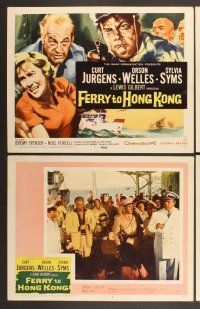 3p237 FERRY TO HONG KONG 8 LCs '60 Sylvia Syms, Orson Welles & Curt Jurgens!