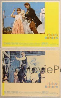 3p876 FINIAN'S RAINBOW 4 LCs '68 Tommy Steele, Petula Clark, Fred Astaire, Francis Ford Coppola!