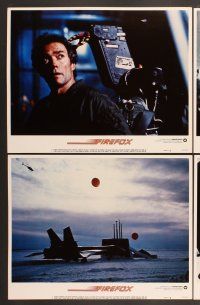 3p247 FIREFOX 8 LCs '82 cool images of director & star Clint Eastwood as pilot!