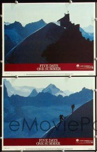 3p250 FIVE DAYS ONE SUMMER 8 LCs '82 Sean Connery, Zinnemann, cool mountain climbing images!