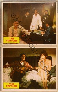 3p937 FORTUNE 3 LCs '75 desperate Jack Nicholson & Warren Beatty, Stockard Channing!
